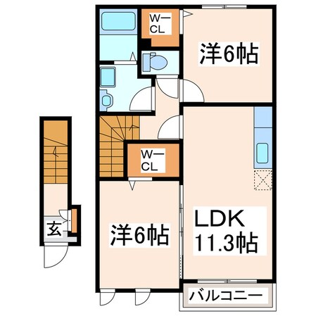 シーサイドヴィラⅠ・Ⅱの物件間取画像